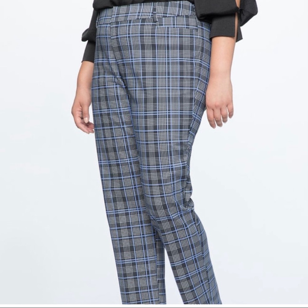 Eloquii Kady Plaid Pant